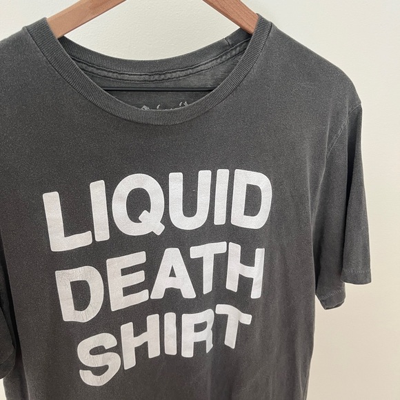 Liquid Death Novelty T-shirt Black Size Medium - Picture 4 of 4